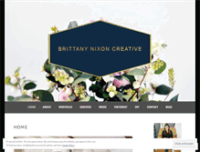 Tablet Screenshot of brittanynixoncreative.com